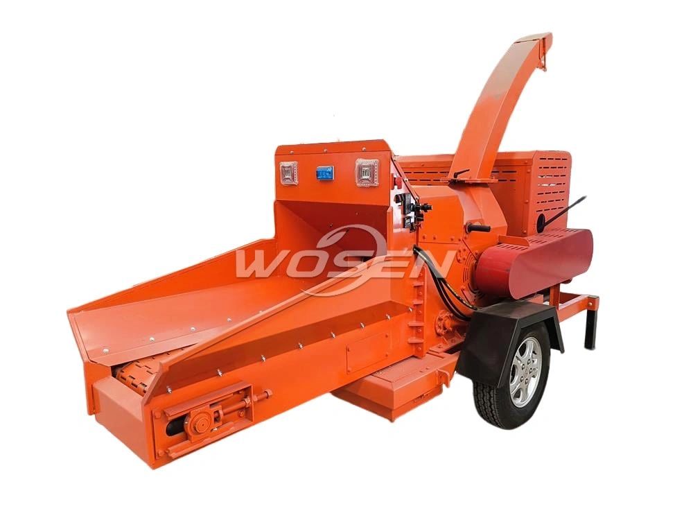 Tree branch crusher machine